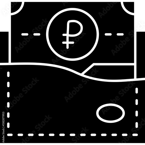 Russian Ruble Notes Icon