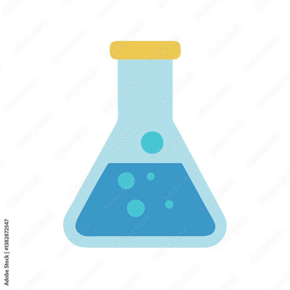 Science Beaker Icon for Experiments Science Beaker Icon for Experiments