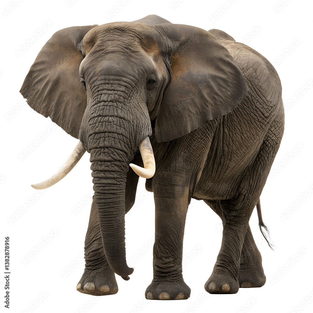 Obraz premium elephant isolated on white