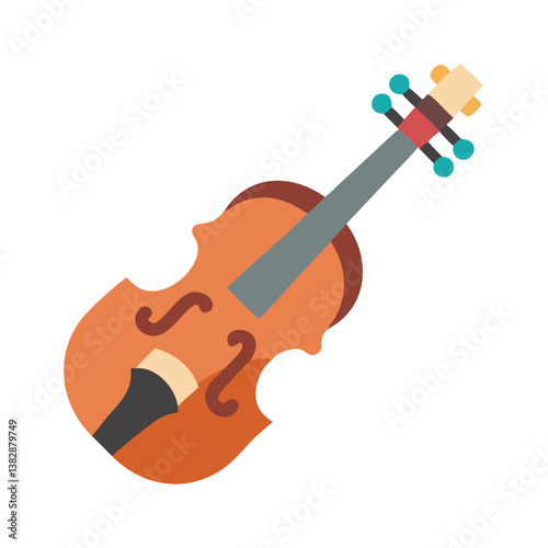 Violin Icon for Music and Performance