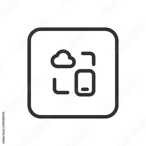 Cloud Sync Synchronize Mobile - Mobile Data and File Synchronization Icon