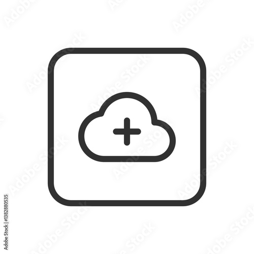 Cloud Storage Add - File Addition and Cloud Storage Icon