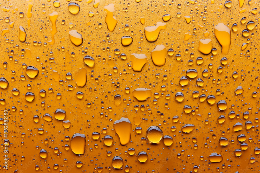 Refreshing glass of lemonade with condensation against a warm background on a sunny day Refreshing glass of lemonade with condensation against a warm background on a sunny day