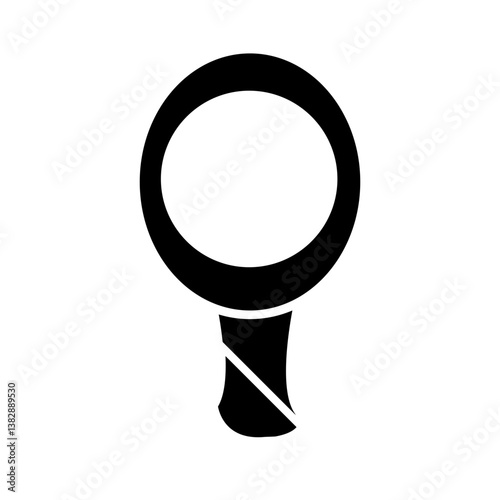 black mirror vector icon