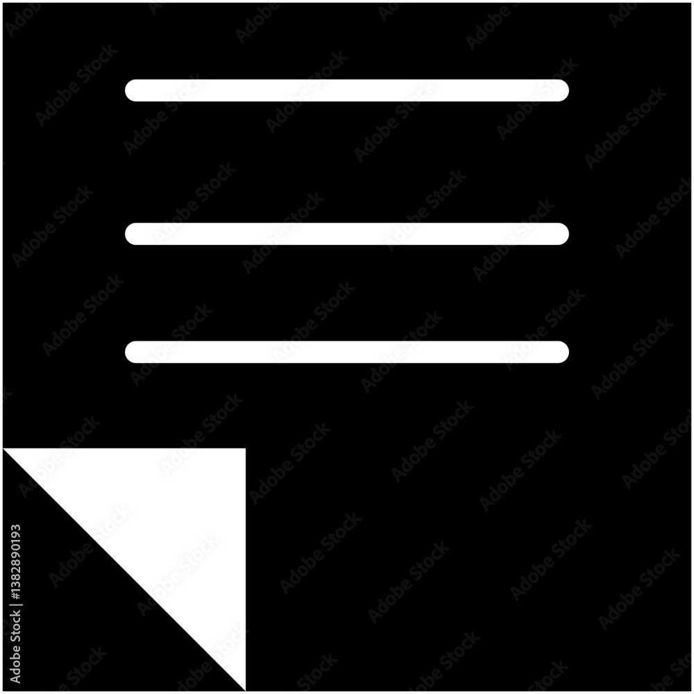 UI note icon - solid icon UI note icon - solid icon