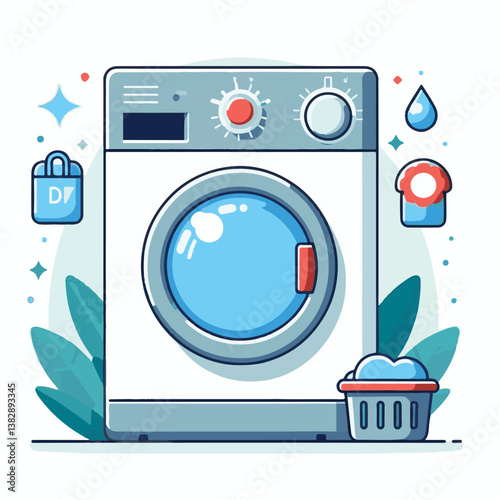 laundry, dryer, clean, machine, domestic, home, household, housework, wash, clothes, house, appliance, washer, interior, washing, equipment, housekeeping, object, room, design, hygiene, dirty, modern,