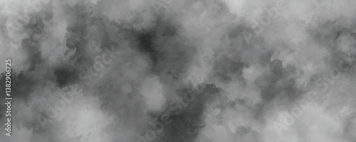 Textured and vintage-inspired ink wash with an abstract cloudy black and gray effect

