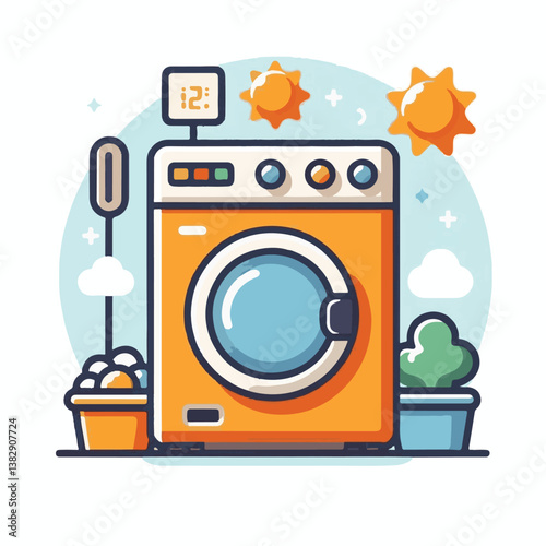 laundry, dryer, clean, machine, domestic, home, household, housework, wash, clothes, house, appliance, washer, interior, washing, equipment, housekeeping, object, room, design, hygiene, dirty, modern,