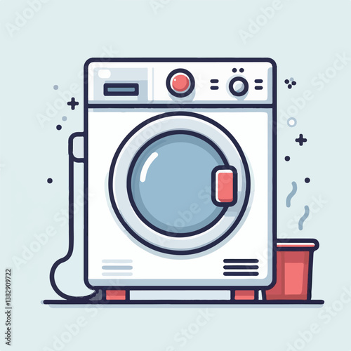 laundry, dryer, clean, machine, domestic, home, household, housework, wash, clothes, house, appliance, washer, interior, washing, equipment, housekeeping, object, room, design, hygiene, dirty, modern,