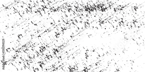 Black micro dust isolated on transparent background.  grunge background with tiny black dust 