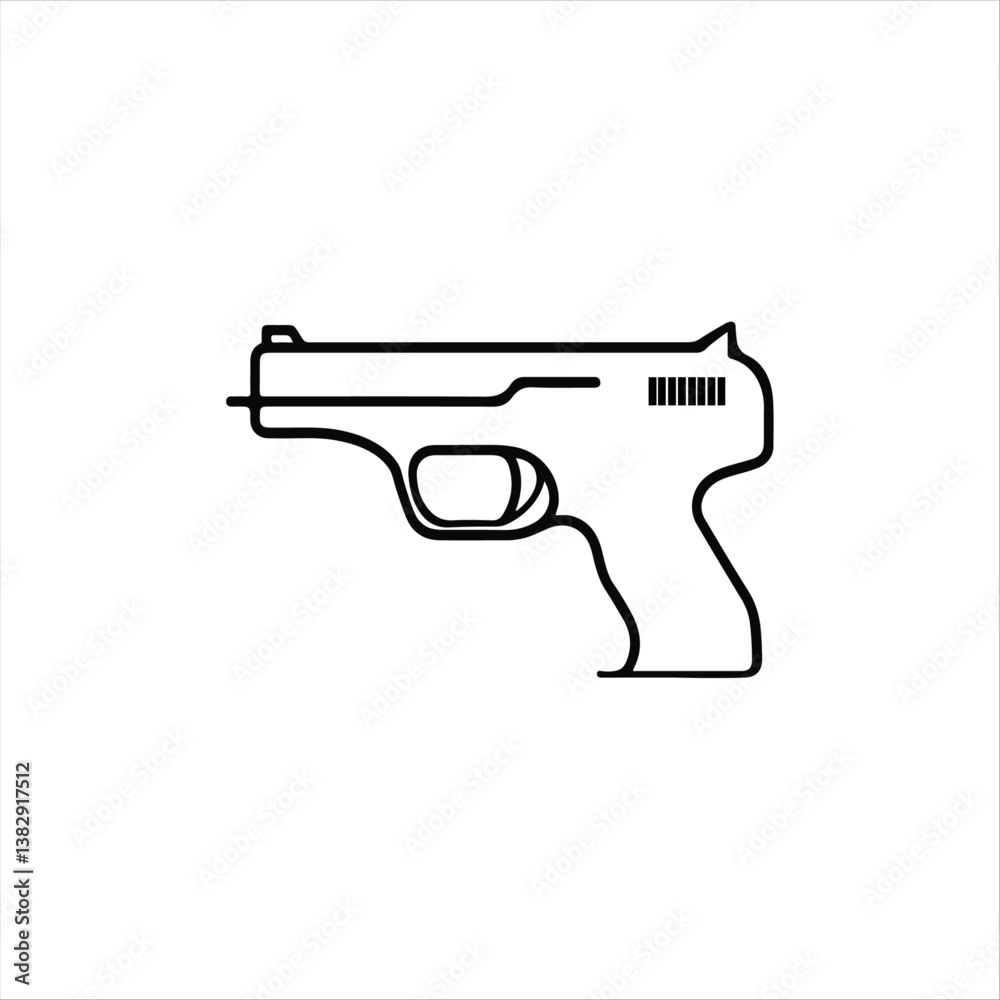 Gun icon in vector File Gun icon in vector File