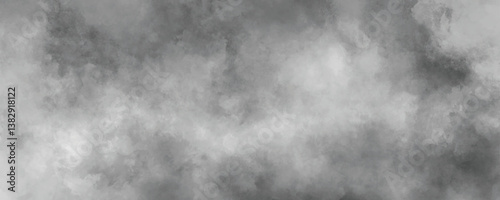 Blended and abstract black and gray ink splash with a moody cloudy watercolor texture

