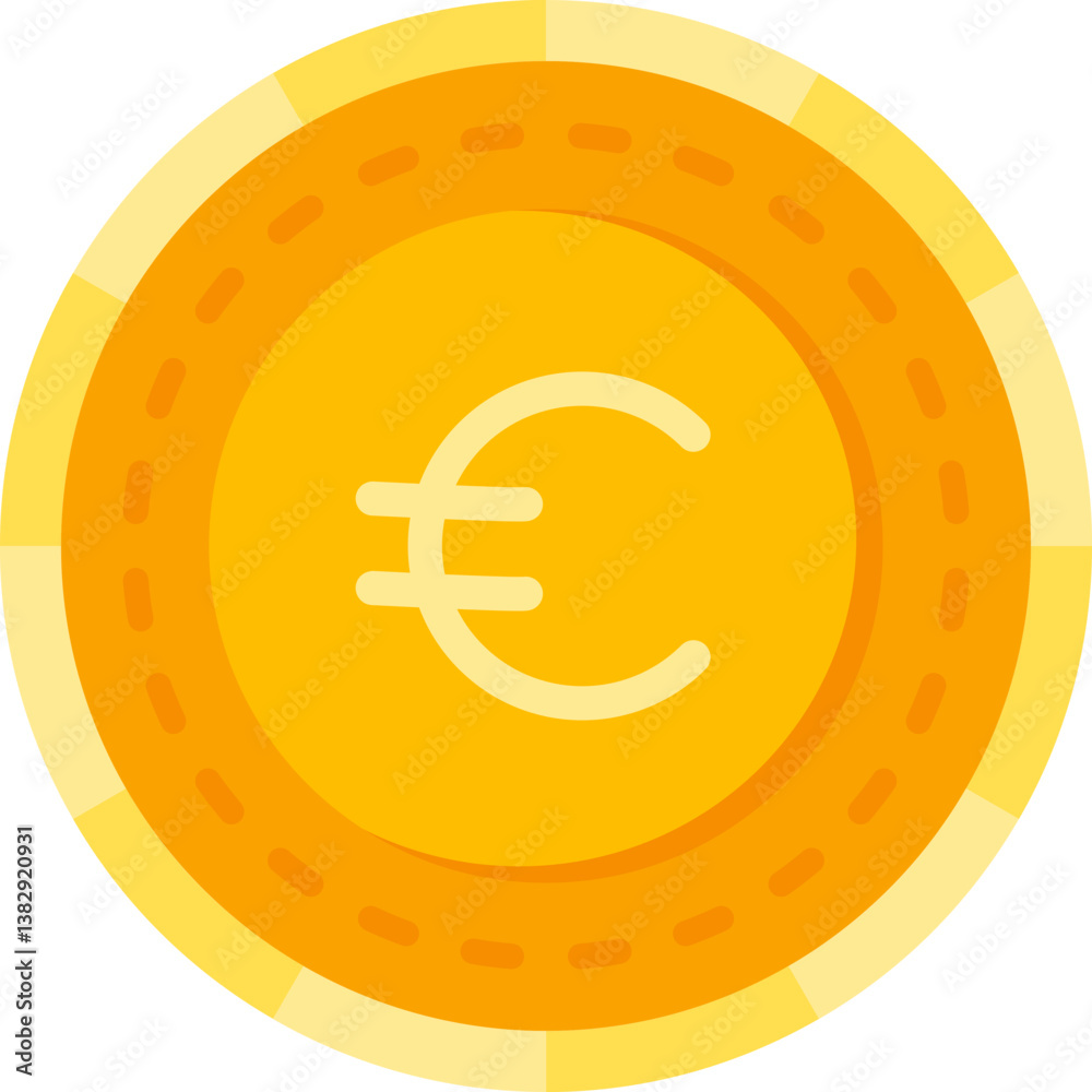 Obraz premium Ireland Coin Icon