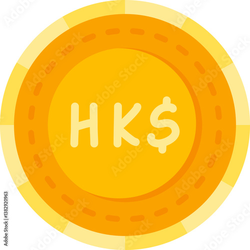 Hong Kong Coin Icon