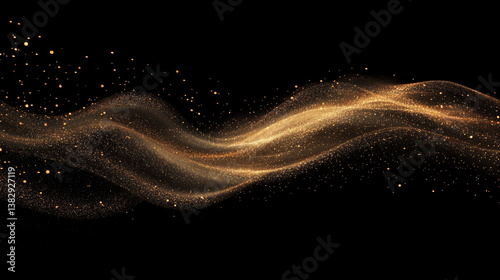 This dynamic abstract swirl with glowing particles creates a vibrant flow of light and energy capturing the essence of digital design and motion.AI generative