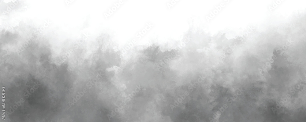 Obraz premium Dramatic storm-like abstract black and gray watercolor background with textured brushstrokes