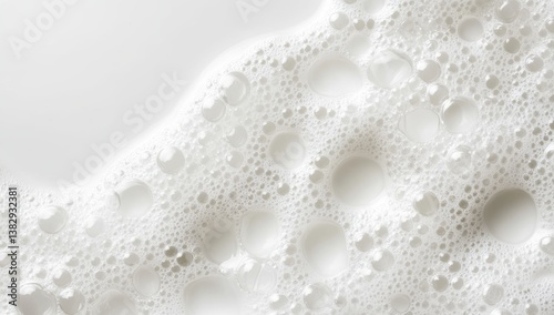 Creamy, foamy texture