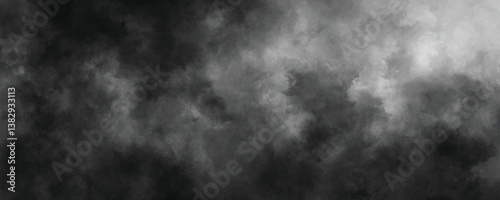 Worn and faded watercolor texture in black and gray with an aged distressed appearance

