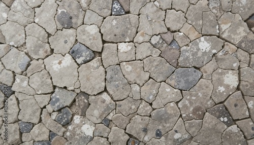 Macro shot of smooth stone surface with natural texture patterns