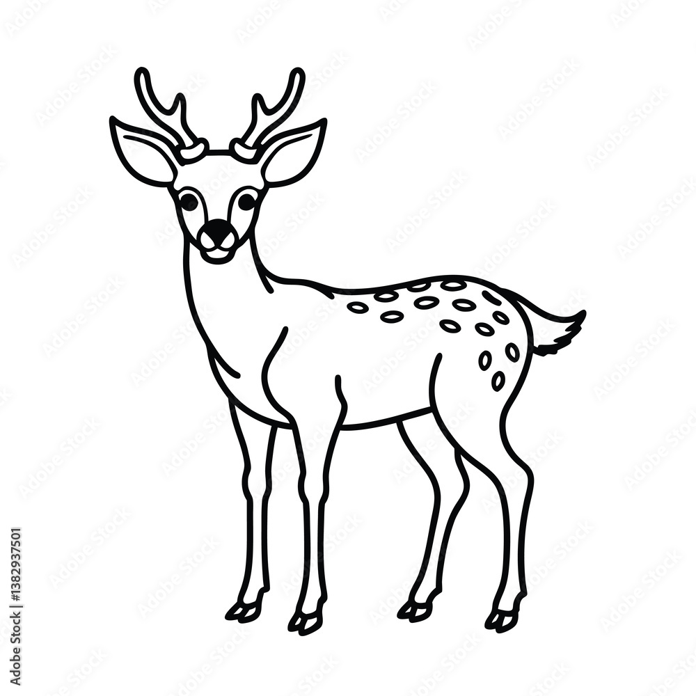 deer vector illustration deer vector illustration