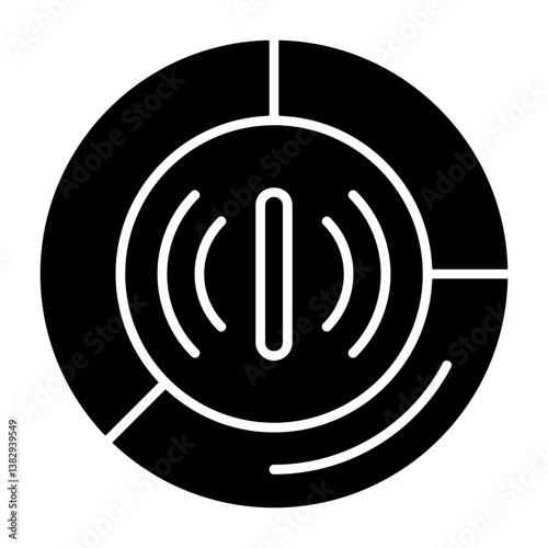 Data usage Solid Icon Style