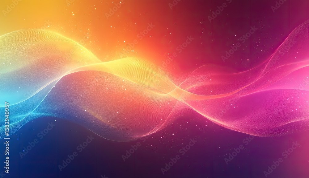 Fototapeta premium Vibrant, flowing abstract design