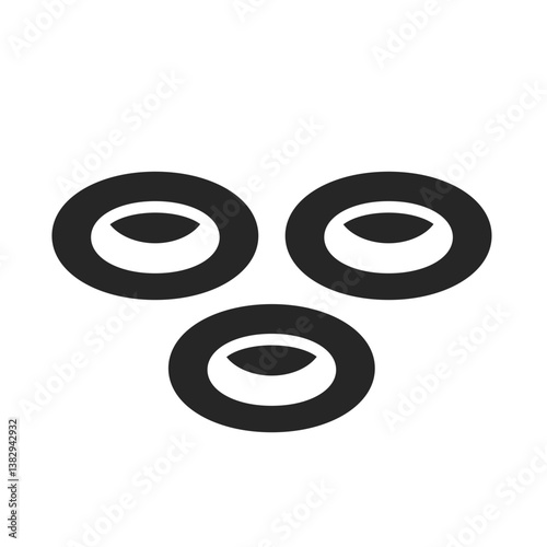 Inverted Triple Recessed Light