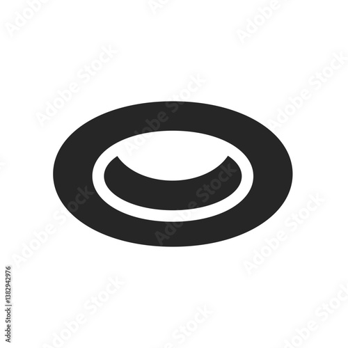 Filled Recessed Light Icon