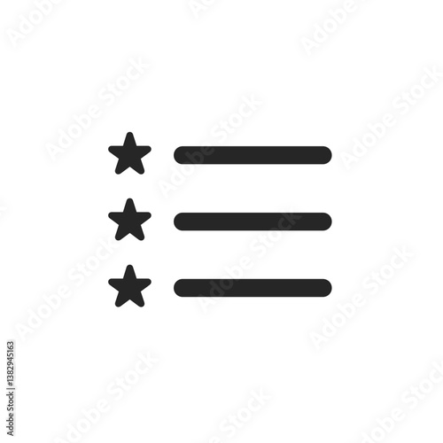 Star List Icon