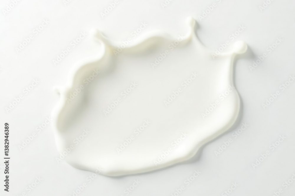 White background, single milk splash, creamy texture , food photography, natural White background, single milk splash, creamy texture , food photography, natural