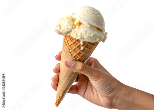 ice cream cone isolated transparent background png