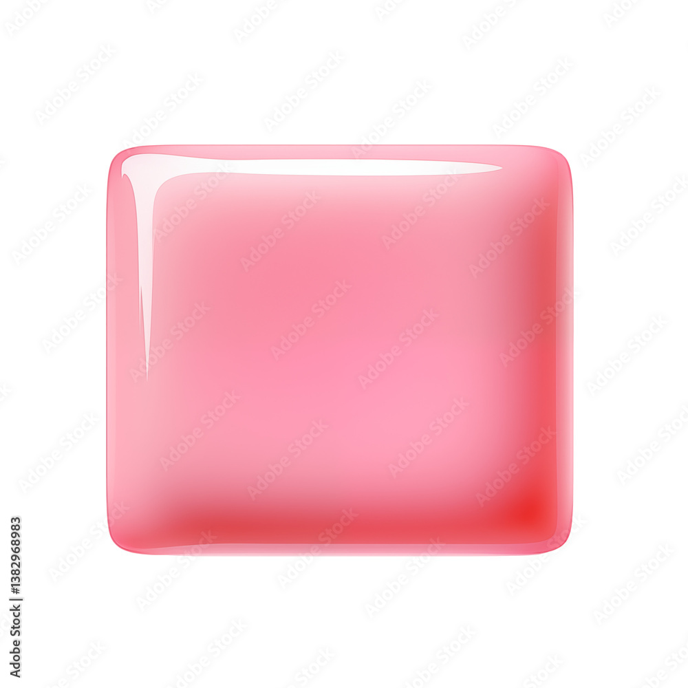 bubble gum with rectangle shape transparent background bubble gum with rectangle shape transparent background