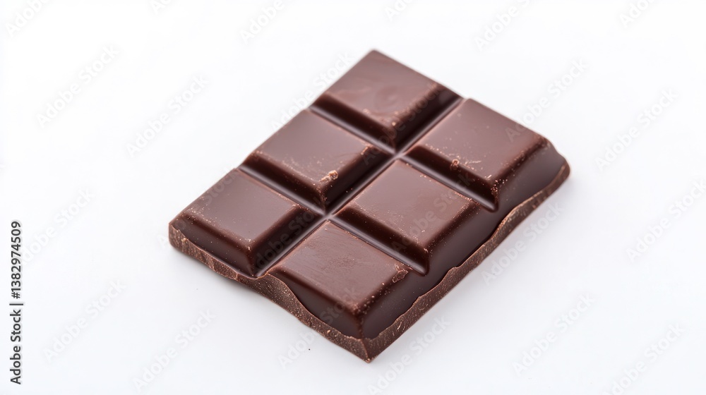 Dark chocolate bar on white background (1) Dark chocolate bar on white background (1)