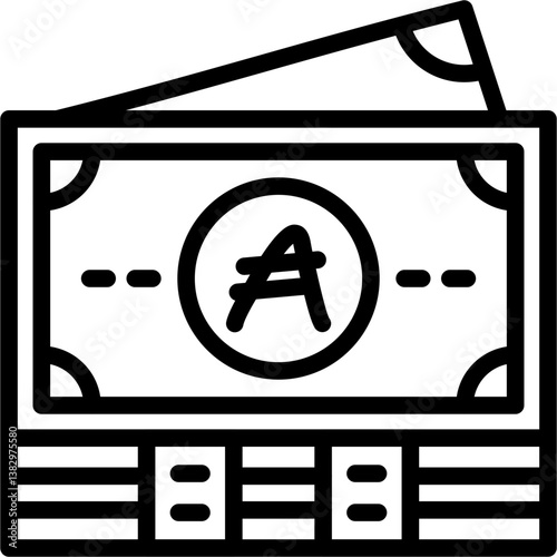 Argentine Peso Notes Icon