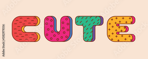 Multicolor memphis alphabet lettering. Decorative pattern typography. Modern vector type with colorful abstract letters for headline, poster, social web, brochure, etc.