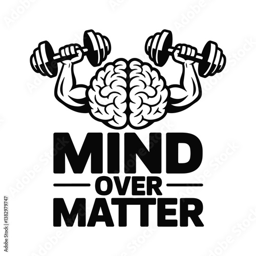Mind Over Matter T Shirt Design