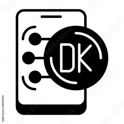 Danish Krone Solid Icon
