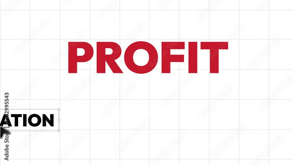 Profit Maximization typography on the white isolated backdrop, 4k animation. Profit Maximization typography on the white isolated backdrop, 4k animation.