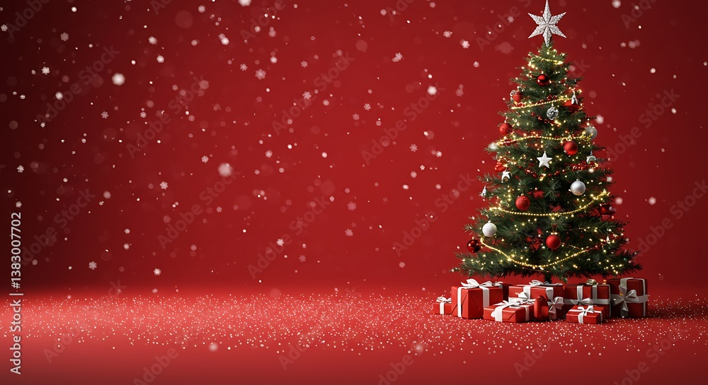 Crimson Christmas Eve AI Generated Crimson Christmas Eve AI Generated