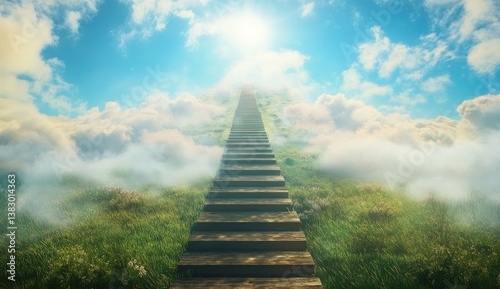 Heavenly stairway to paradise