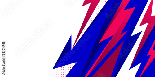 stylish sports background with geometric sharp shapes