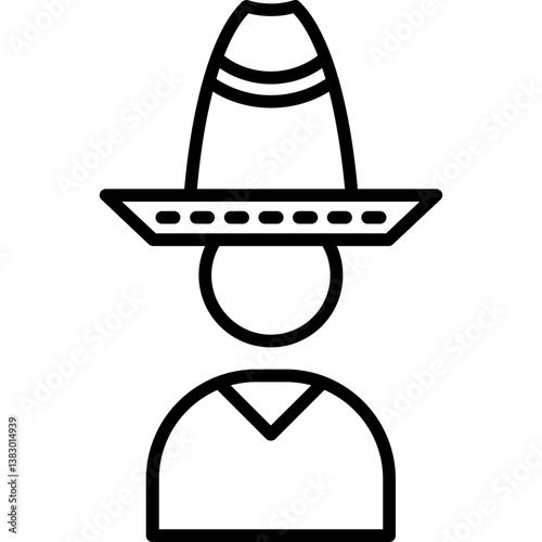 Mexican Man Icon