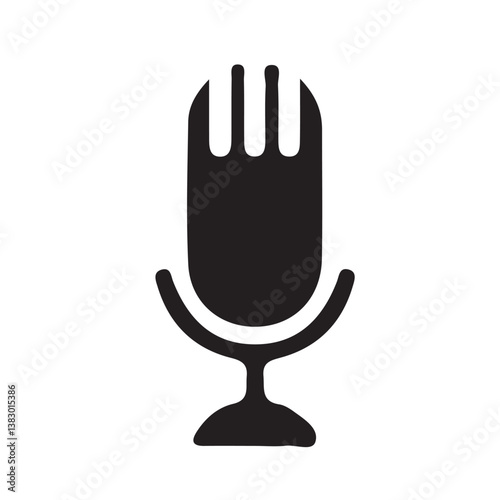 Microphone Icon. variant microphone icon. Karaoke mic. Podcast microphone. web and mobile icons, Microphone vector icon on white background. Vector Illustration Eps 10