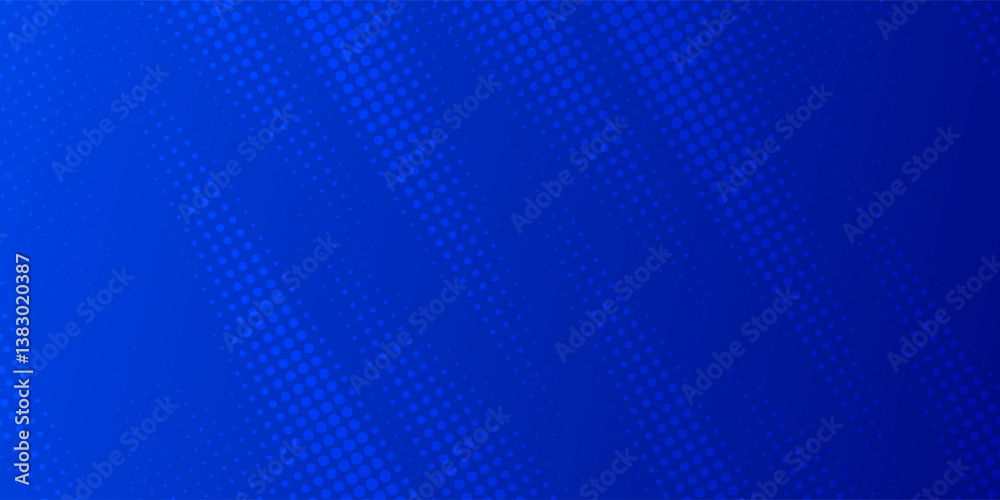 Modern abstract blue background with glowing geometric lines. Blue gradient hexagon shape design. Futuristic technology concept.