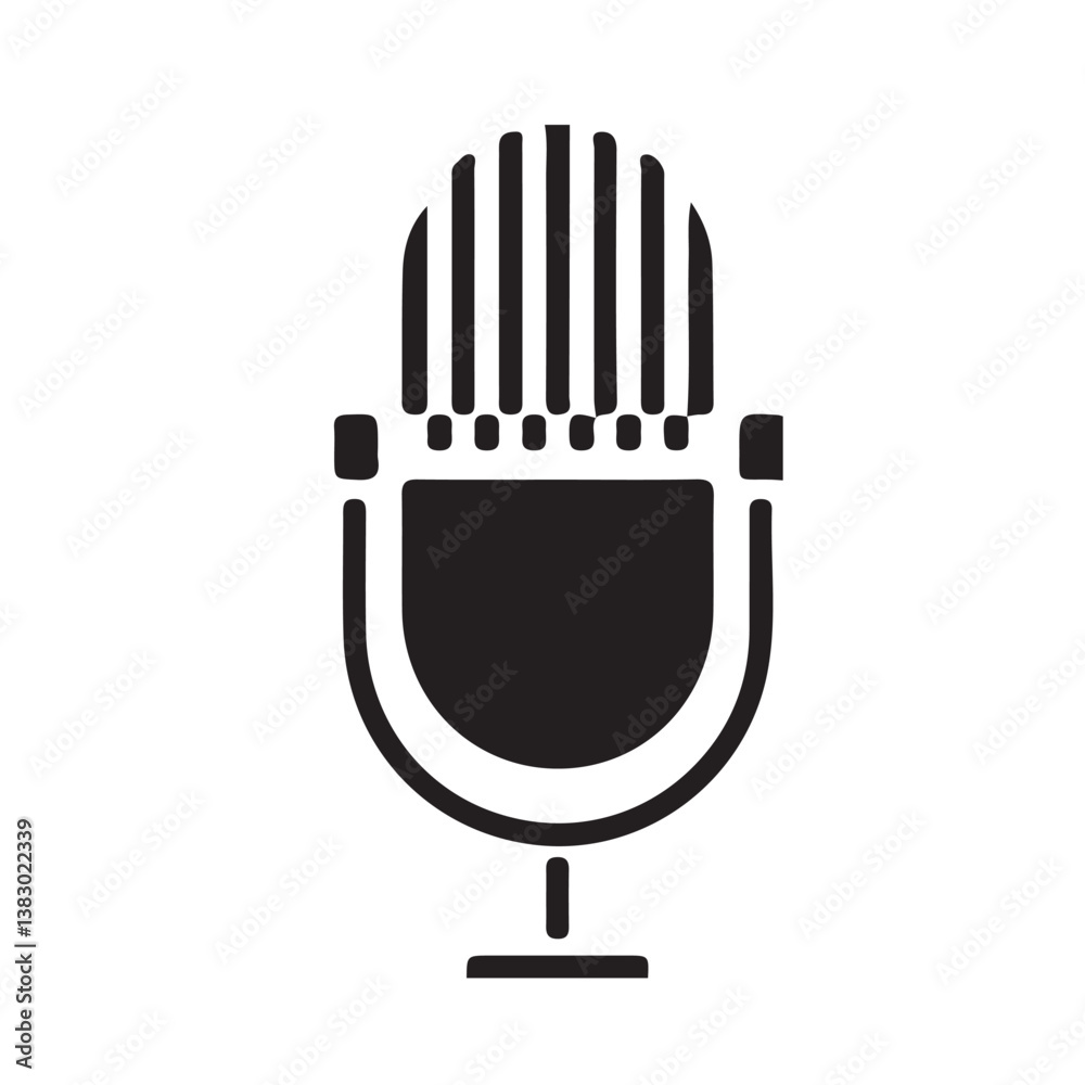vector microphone icon vector microphone icon