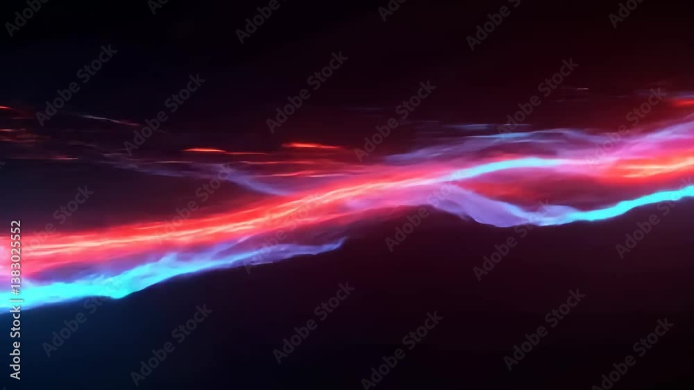 Abstract Red And Blue Glowing Energy Wave Motion Background Abstract Red And Blue Glowing Energy Wave Motion Background