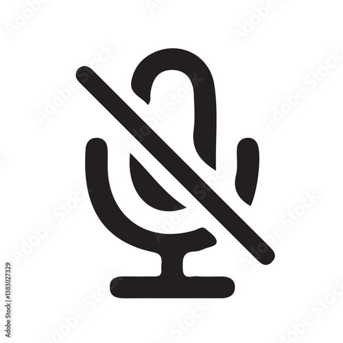 3d graphic of a man symbol on a white background. Vector Illustration Eps 10