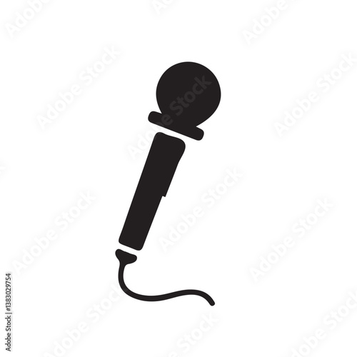 Single Mic icon Collection. Vector Eps 10