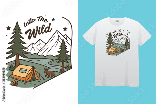 Adventure is calling camper I have to go typography t shirt design.