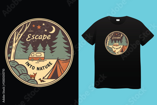Adventure is calling camper I have to go typography t shirt design.